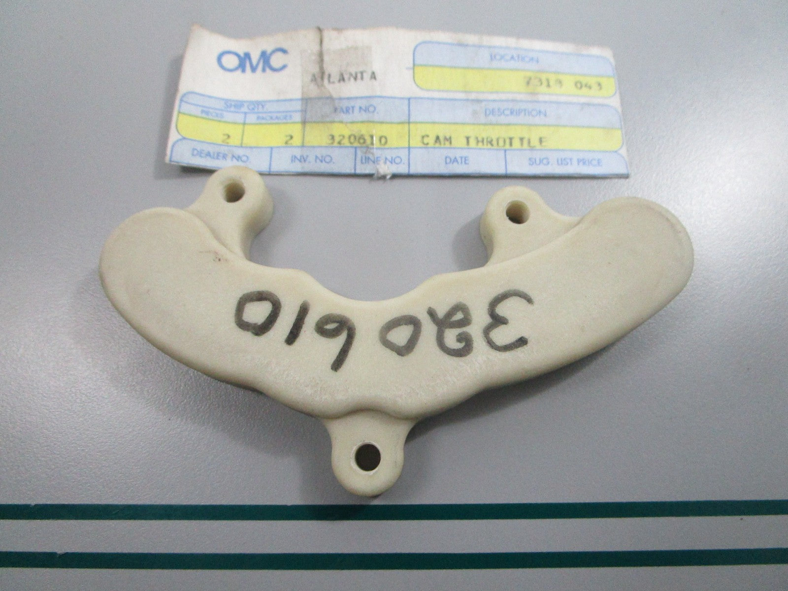 NEW OEM 320610 0320610 OMC Johnson Evinrude Cam Throttle 0810