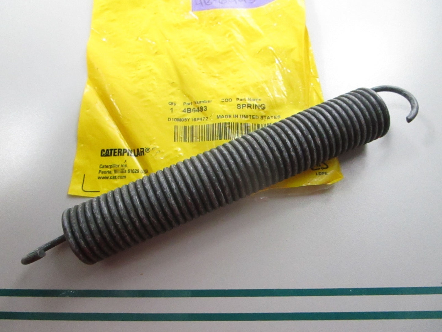 NEW OEM 4B-6493 CAT Spring 0810
