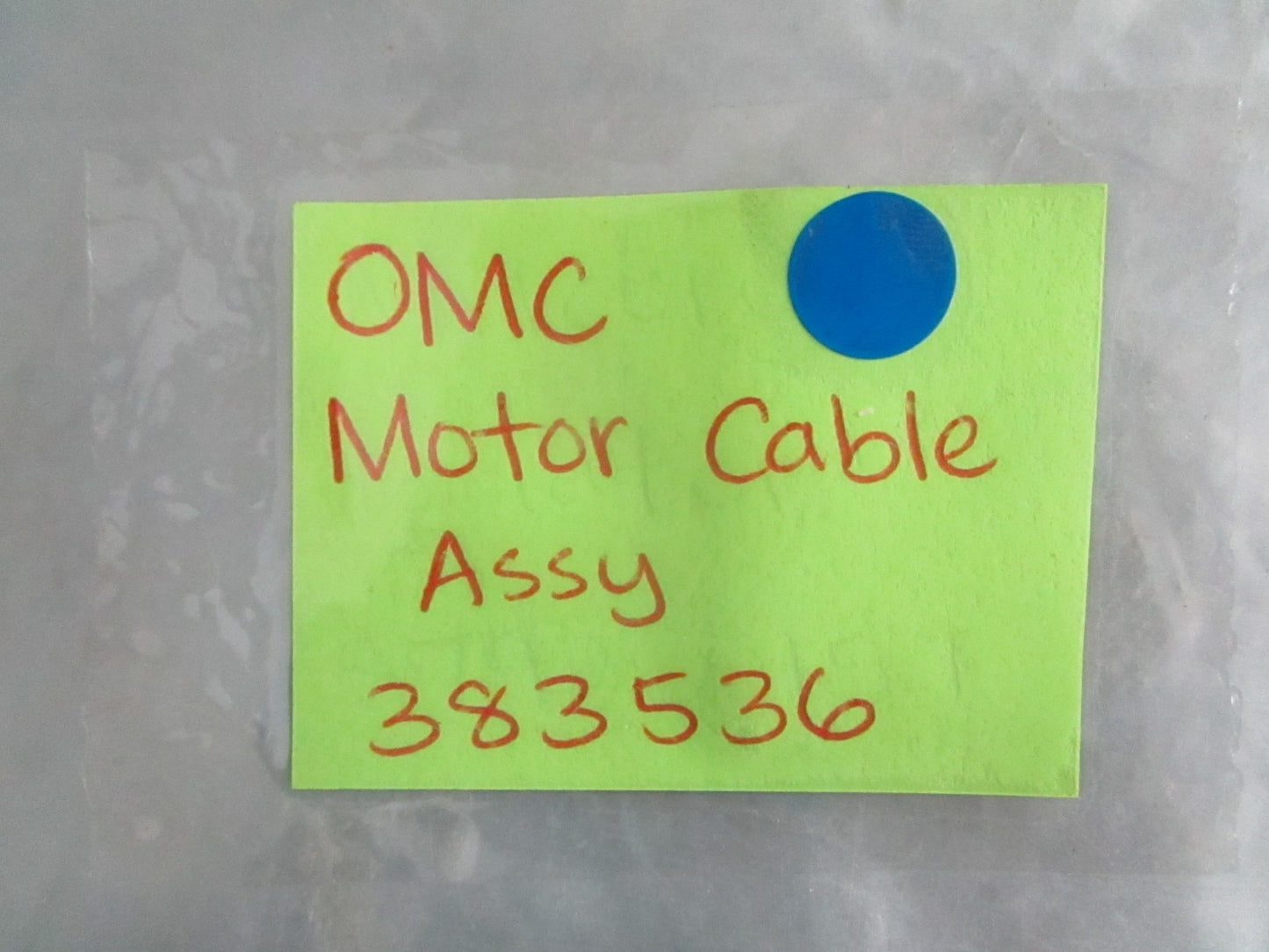 NEW OEM OMC Johnson Evinrude 383536 0383536 Motor Cable Assy 0820