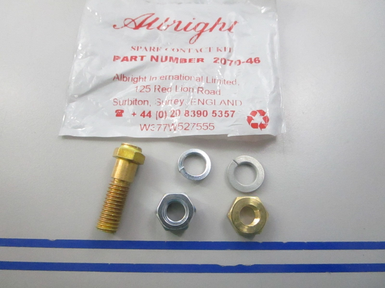 NEW 2070-46 Albright Spare Contact Kit 0810