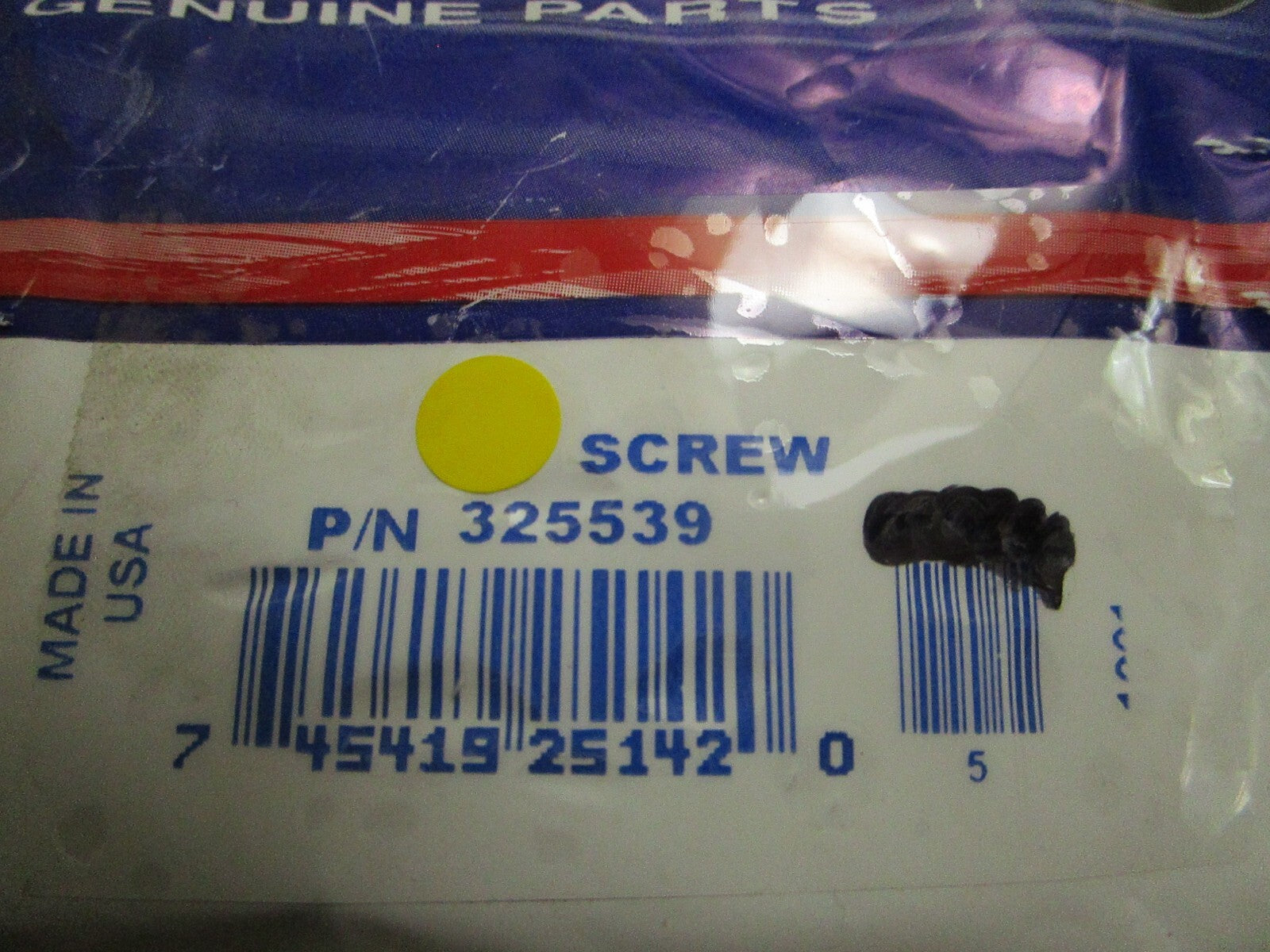 *NEW OEM* (LOT OF 5) 0810 OMC Johnson Evinrude Screw 325539 0325539