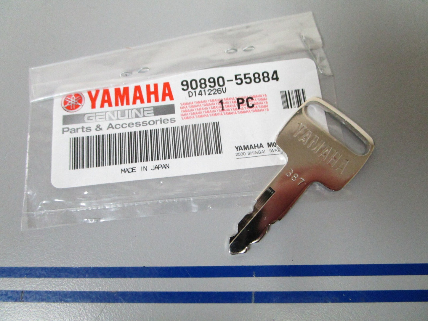 *NEW OEM* 0810 Yamaha 387 Key 90890-55884