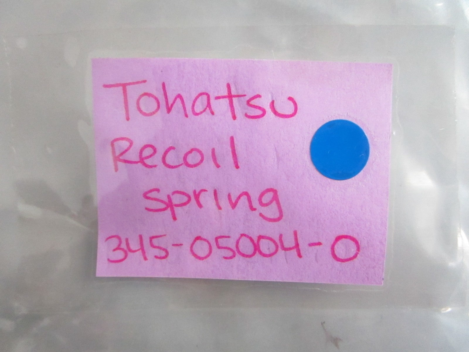 NEW OEM 345-05004-0 Tohatsu Recoil Spring 0820