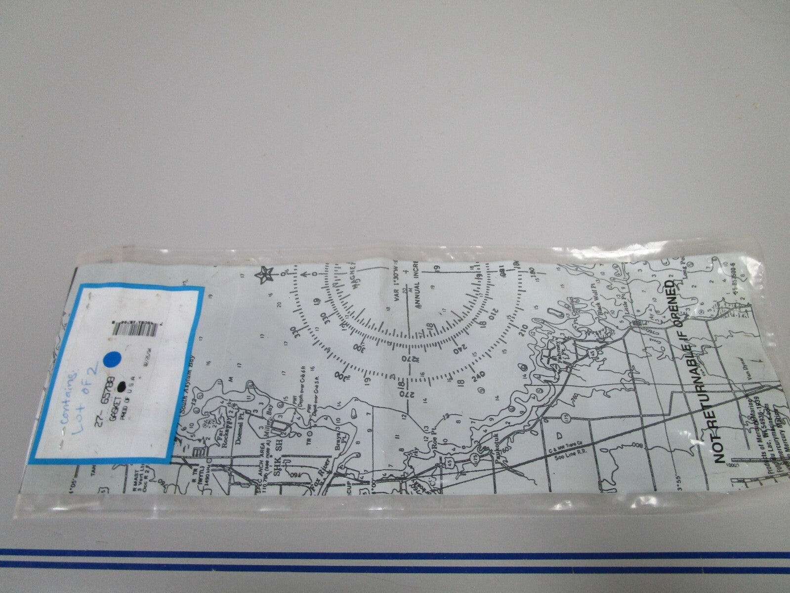 *NEW OEM* (LOT OF 2) 0810 Mercury Quicksilver Gasket 27-65788