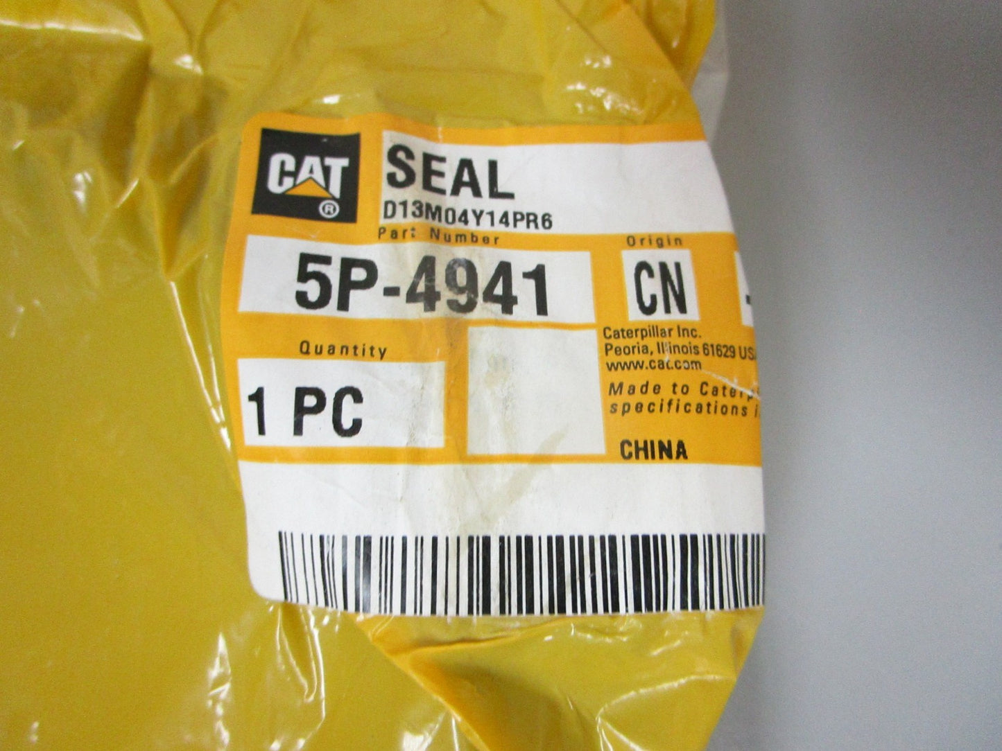 NEW OEM 5P-4941 Cat Caterpillar Seal 0720