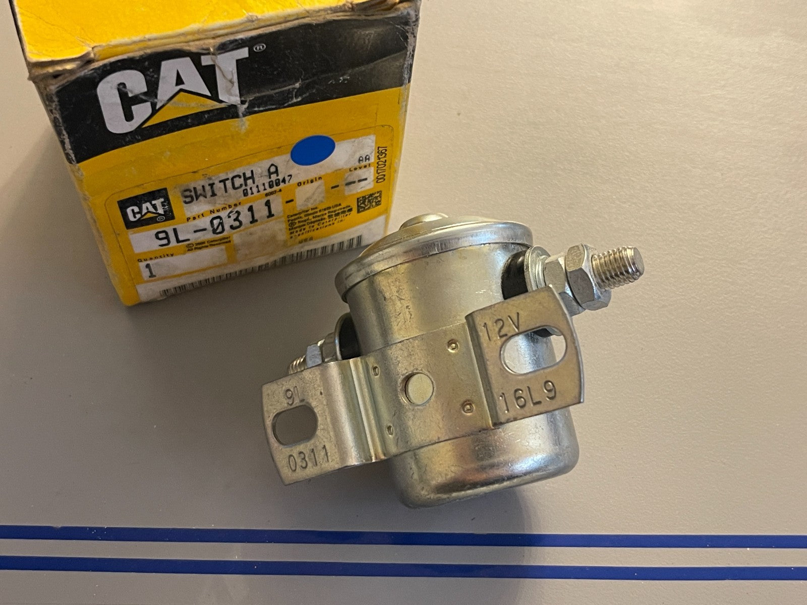 NEW OEM 9L-0311 CAT Caterpillar 12V Magnetic Switch Assembly 0720