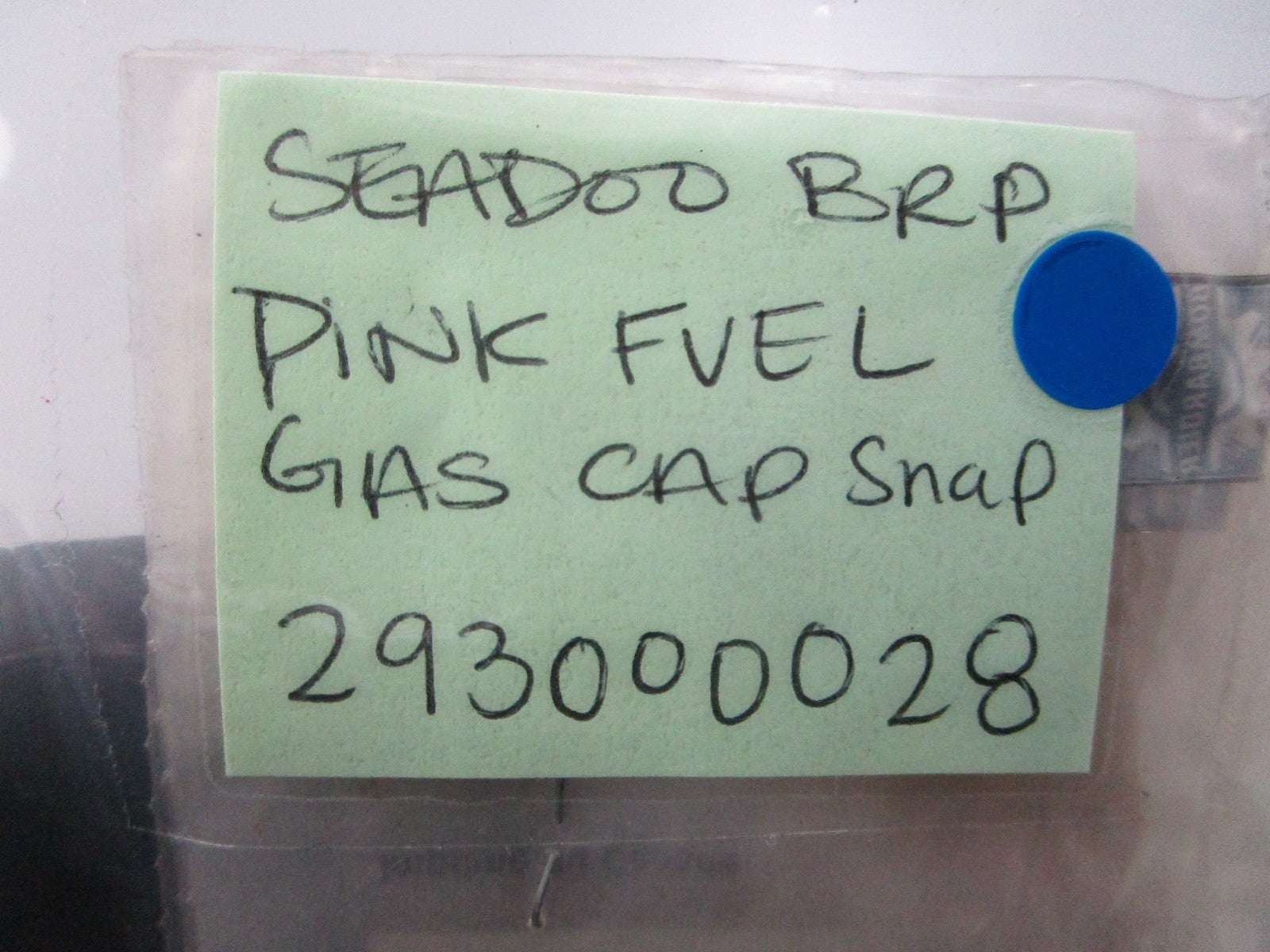 *NEW* (LOT OF 3) 0810 Sea-Doo BRP Pink Fuel Gas Cap Snap 293000028