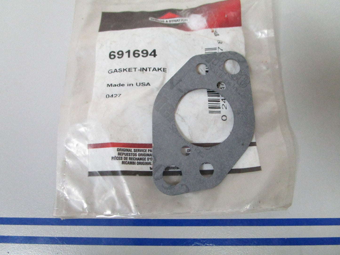 NEW OEM 691694 Briggs & Stratton Intake Gasket 0810
