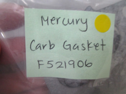 *NEW OEM* (LOT OF 3) 0750 Mercury Quicksilver CARBURETOR GASKET F521906