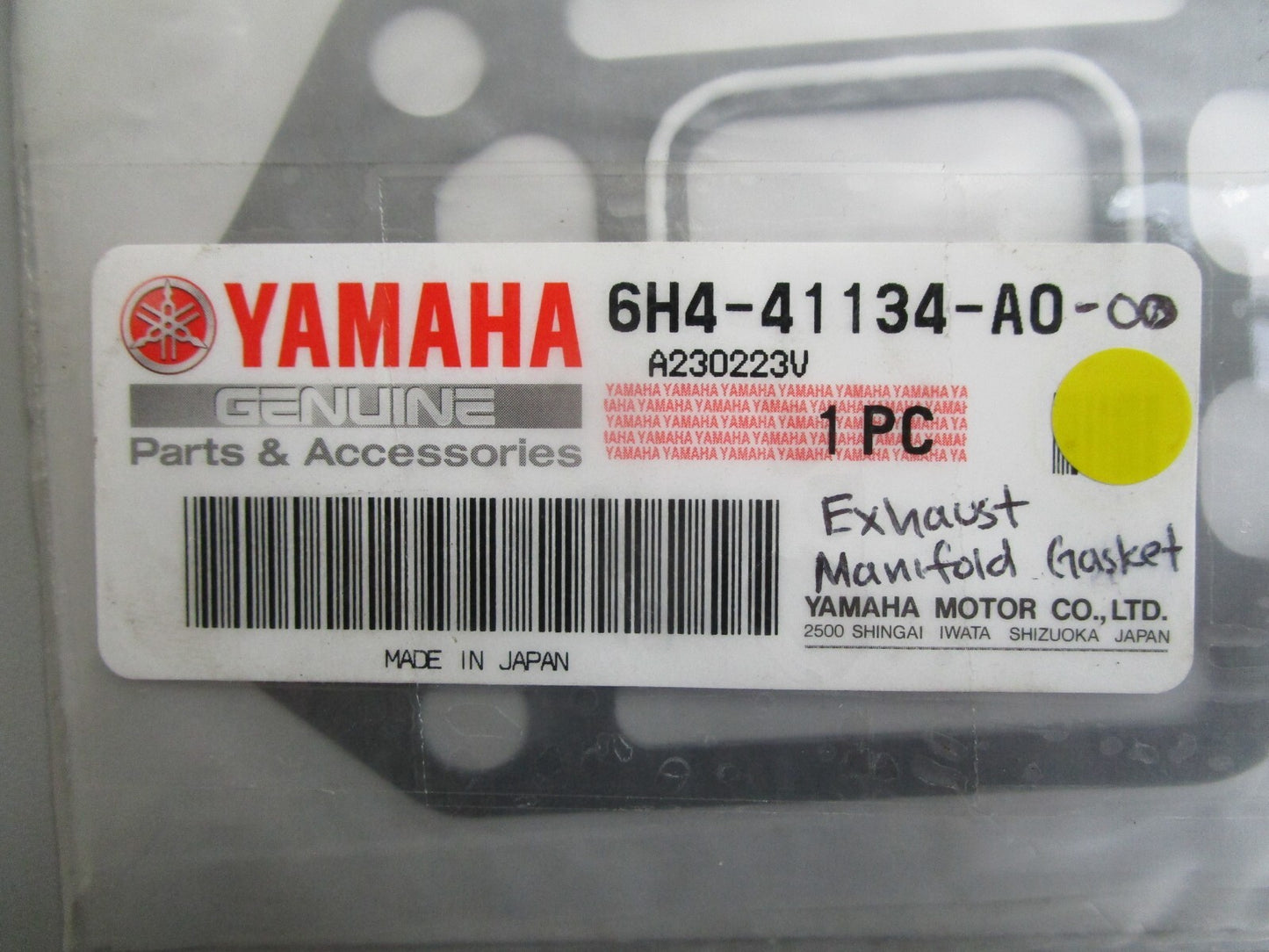 *NEW OEM* 0810 Yamaha Exhaust Manifold Gasket 6H4-41134-A0-00