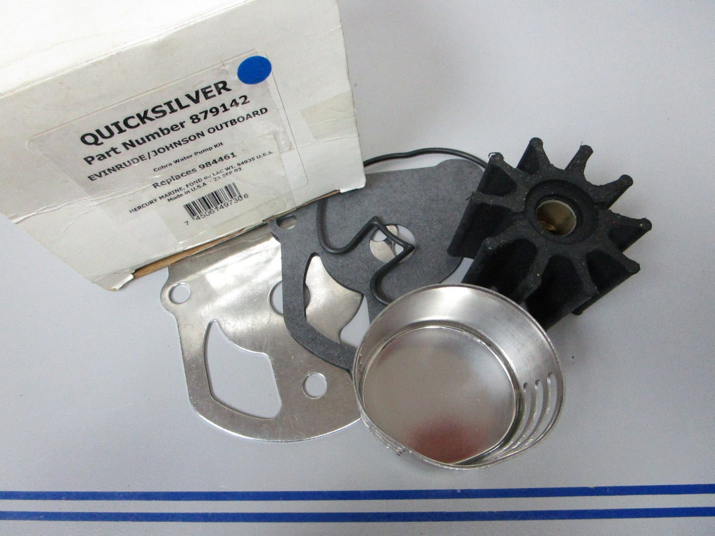 NEW OEM  879142 Replaces 984461 Mercury Quicksilver Cobra Water Pump 0720