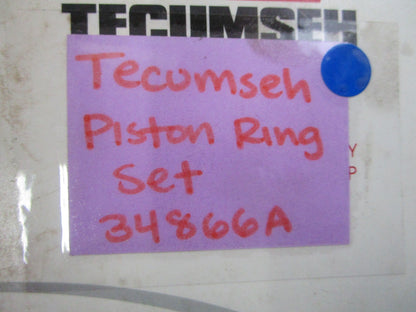 NEW OEM 34866A Tecumseh Piston Ring Set 0810