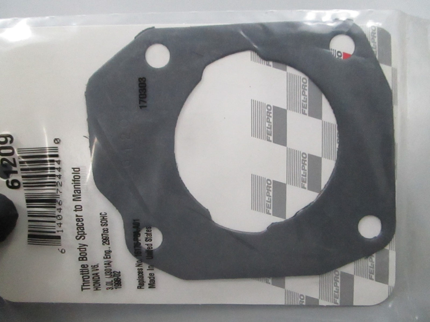 *NEW* 0810 Fel-Pro Throttle Body Gasket 61209