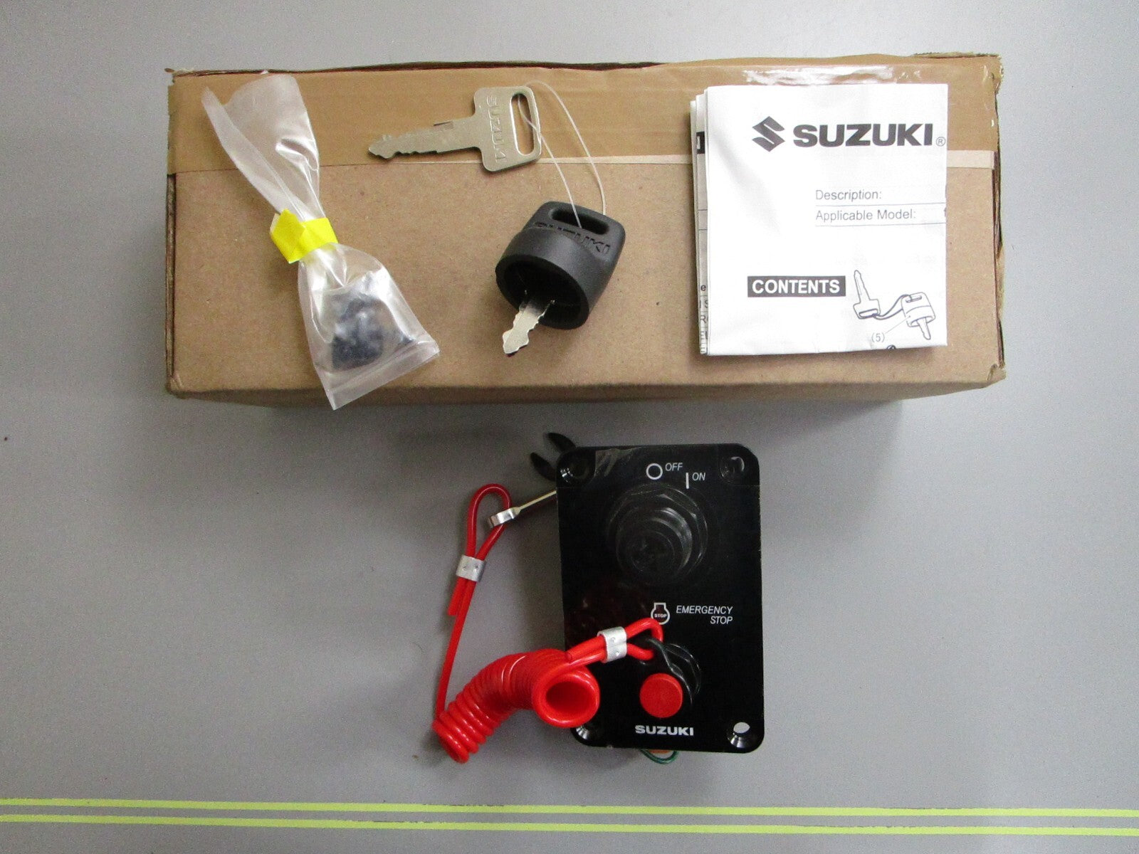 *NEW OEM* 0820 Suzuki Ignition Key Switch Panel 37100-96J27 37100-96J24