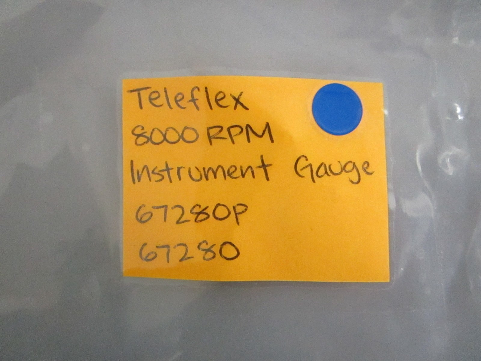 *NEW OEM* 0820 Teleflex 8000RPM Instrument Gauge 67280P 67280