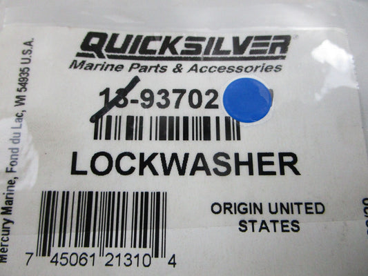 *NEW OEM* 0810 Mercury Quicksilver Lock Washer 13-93702 93702