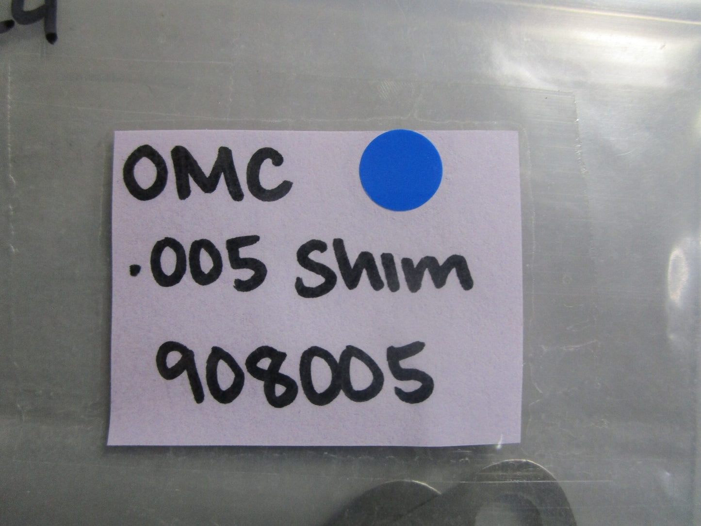 *NEW OEM* (LOT OF 4) 0810 OMC Johnson Evinrude .005 Shim 908005 0908005