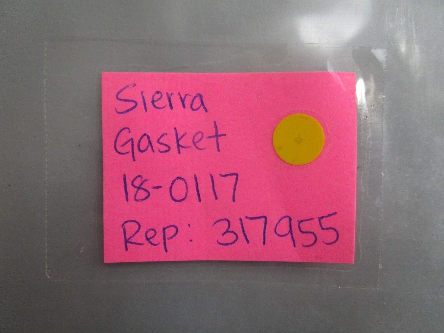 *NEW* 0810 Sierra Gasket 18-0117 Replaces: 317955