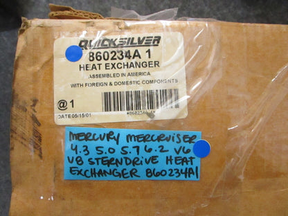 *NEW OEM* 0720 Mercury Mercruiser 4.3 5.0 5.7 6.2 V6 V8 Heat Exchanger 860234A1