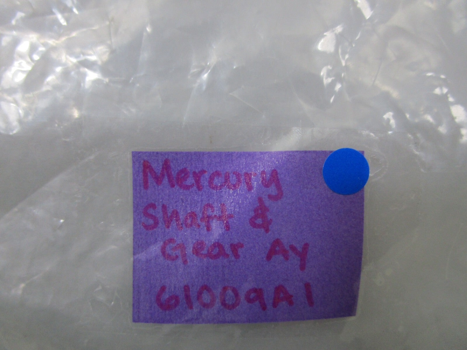 *NEW OEM* 0810 Mercury Quicksilver Shaft & Gear Assembly 61009A1