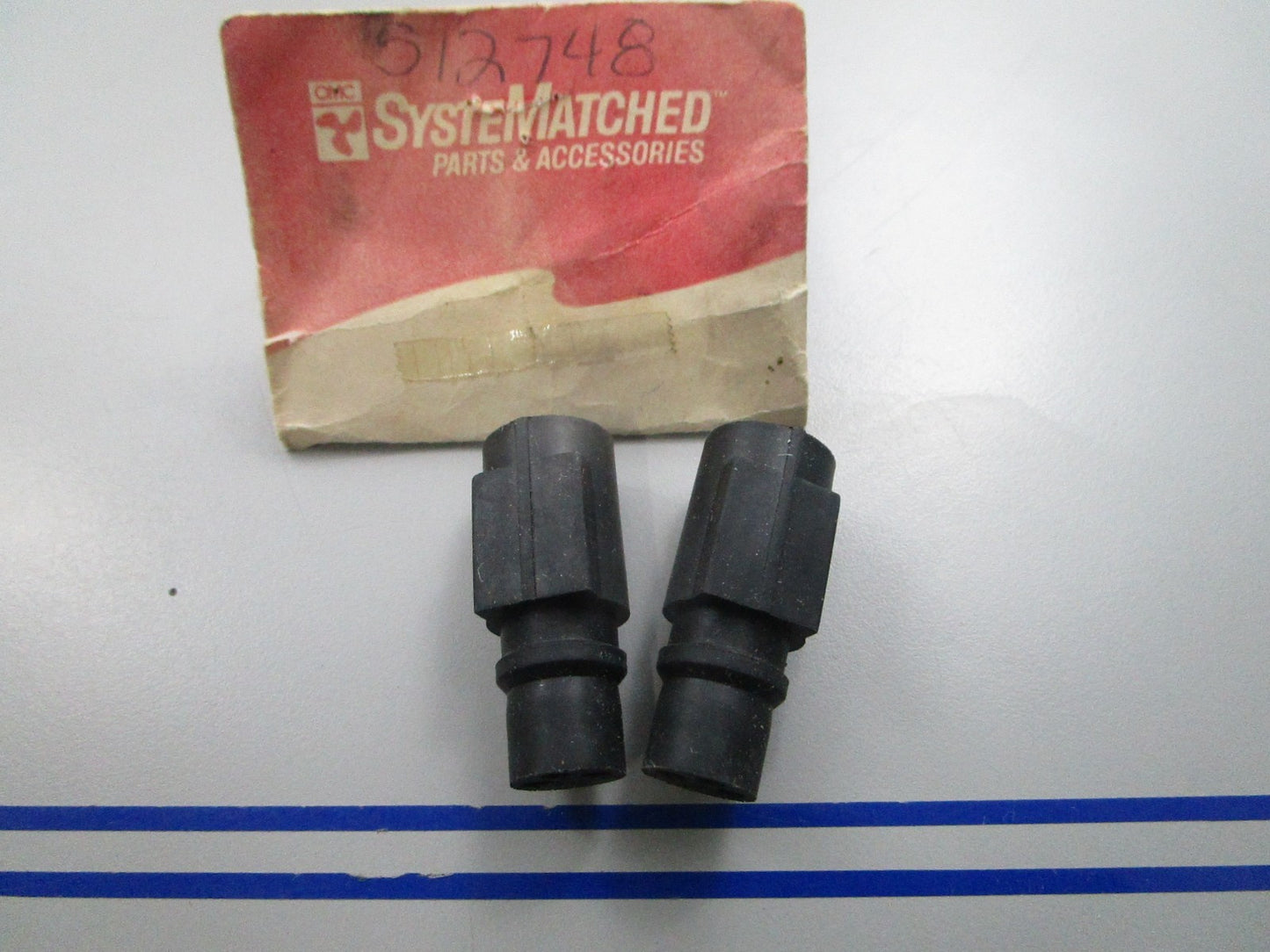NEW OEM (LOT OF 2) OMC Johnson Evinrude 512748 0512748 3 Pin Connector 0810