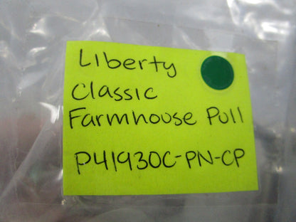 NEW (LOT OF 2) P41930C-PB-CP Liberty Classic Farmhouse Pull 0810
