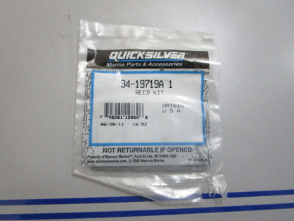 *NEW OEM* 0810 Mercury Quicksilver Reed Kit 34-19719A1