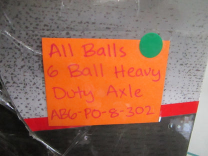 All Balls NEW AB6-PO-8-302 Polaris 6 Ball Heavy Duty CV Axle NOS Part 0820