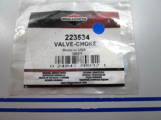 NEW OEM 223534 Briggs & Stratton Choke Valve 0810