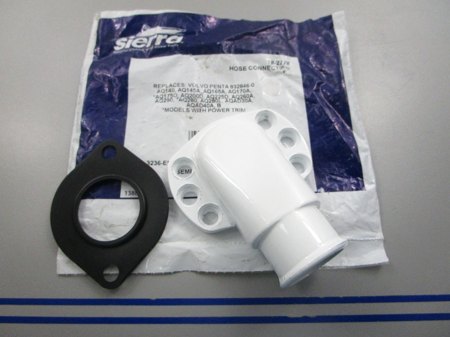 NEW 18-2778 Replaces: Volvo 832846 Sierra Hose Connection 0810