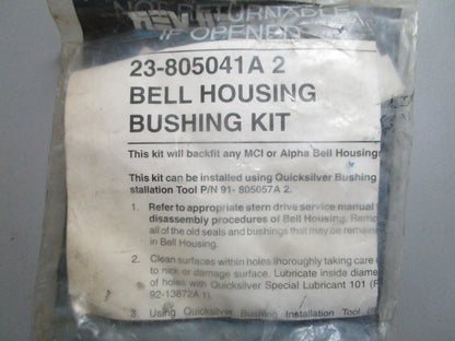 *NEW OEM* 0820 Mercury Quicksilver Bell Housing Bushing Kit 23-805041A2