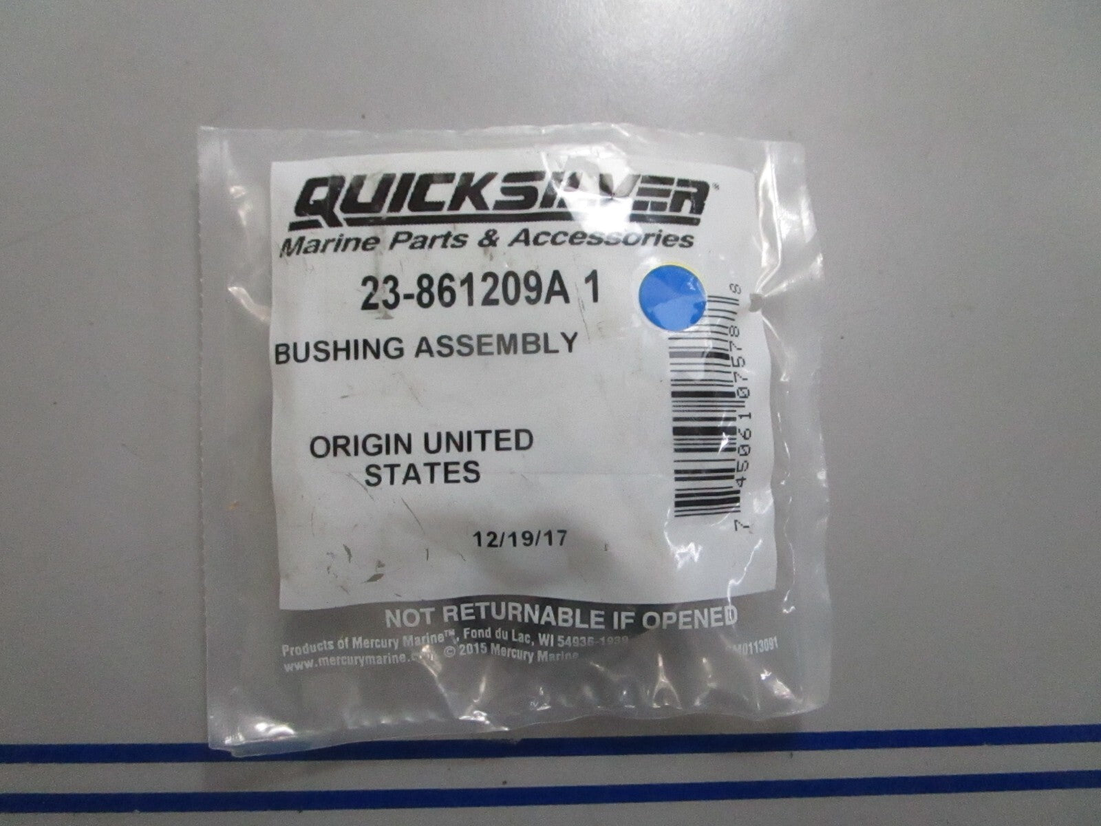 *NEW OEM* 0810 Mercury Quicksilver Bushing Assembly 23-861209A1