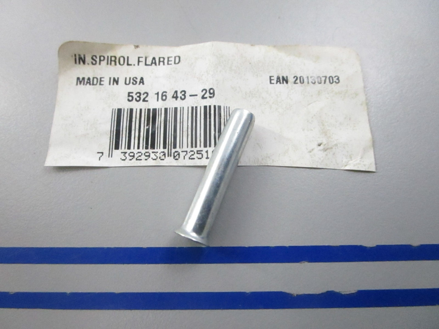 NEW OEM 532 16 43-29 Husqvarna Tiller Lever Pin 0810