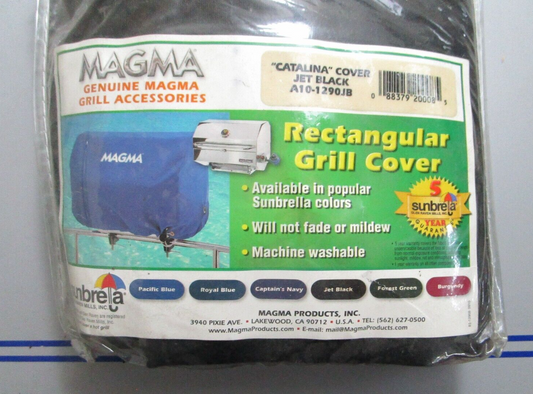*NEW* 0810 Magma 12x18 Rectangular Black Grill Cover Jet A10-1290JB