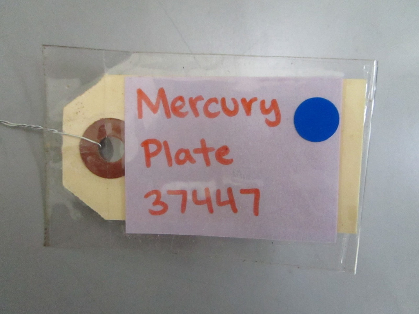 *NEW OEM* 0820 Mercury Quicksilver Plate 37447
