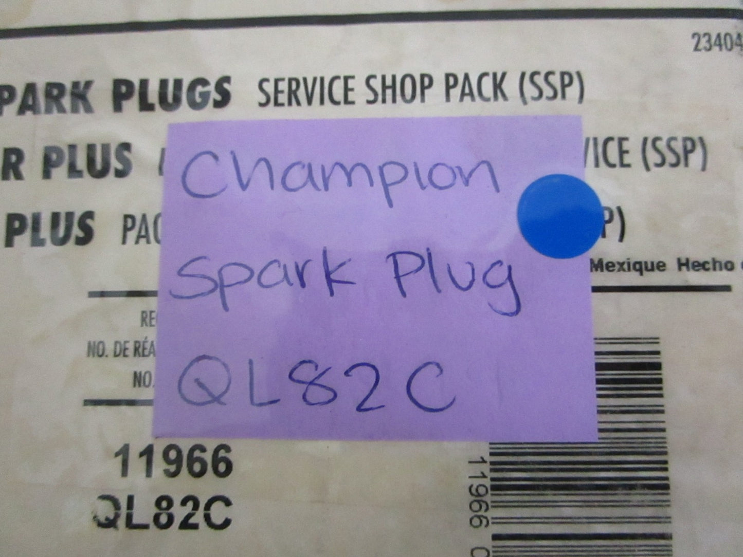 NEW OEM (LOT OF 24) QL82C Champion Spark Plug 0820