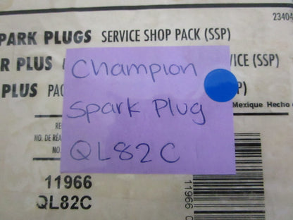 NEW OEM (LOT OF 24) QL82C Champion Spark Plug 0820