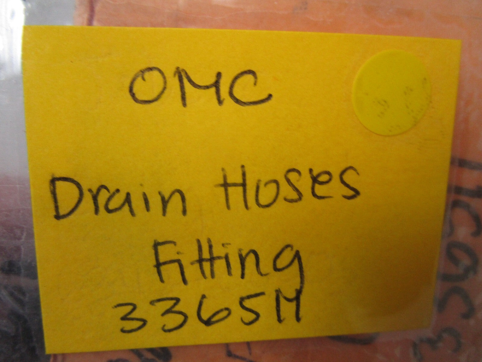 *NEW OEM* 0810 OMC Johnson Evinrude Drain Hose Fitting 336511 0336511