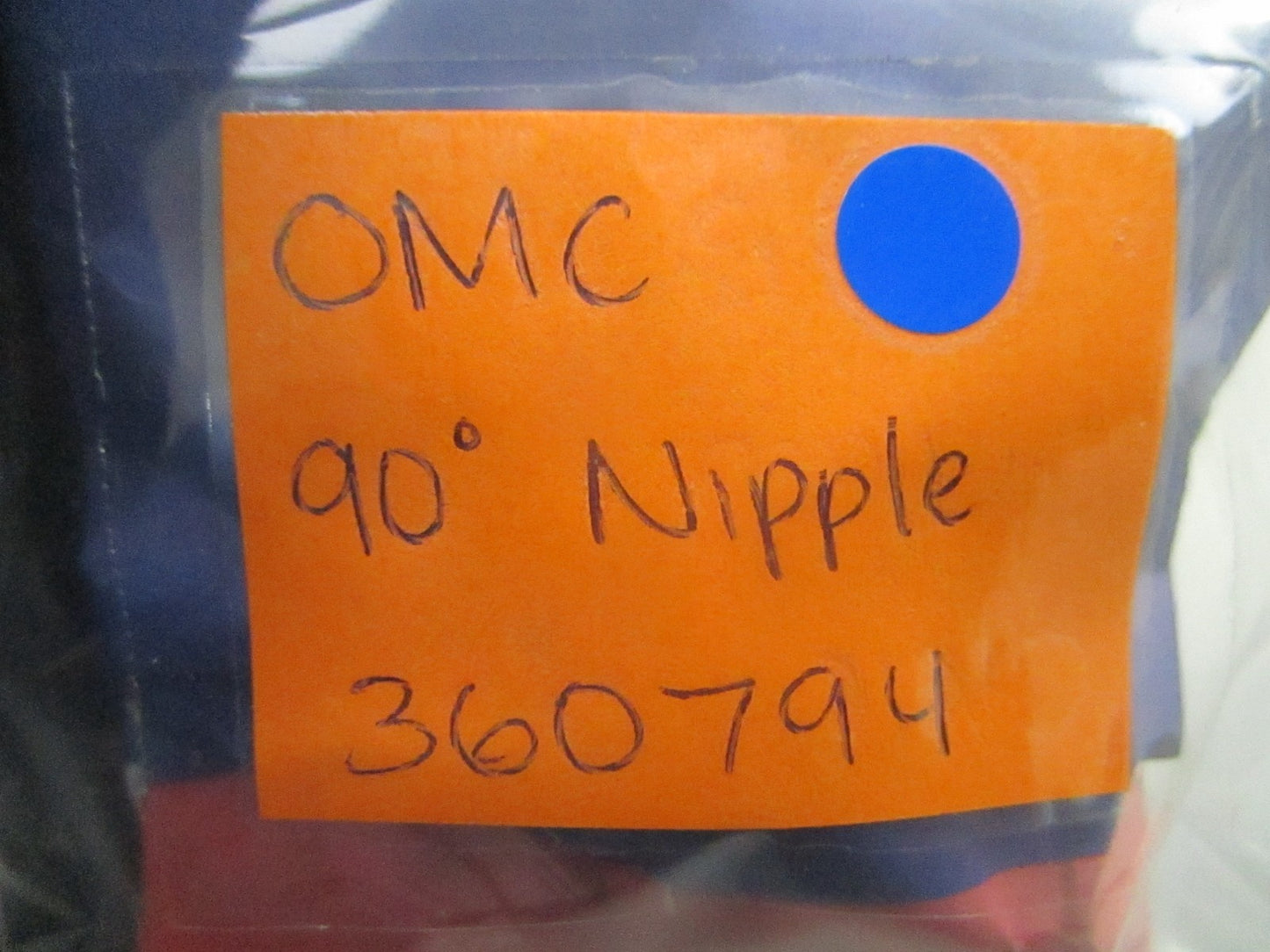 *NEW OEM* 0810 OMC Johnson Evinrude 90 Degree Nipple 360794 0360794