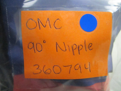 *NEW OEM* 0810 OMC Johnson Evinrude 90 Degree Nipple 360794 0360794