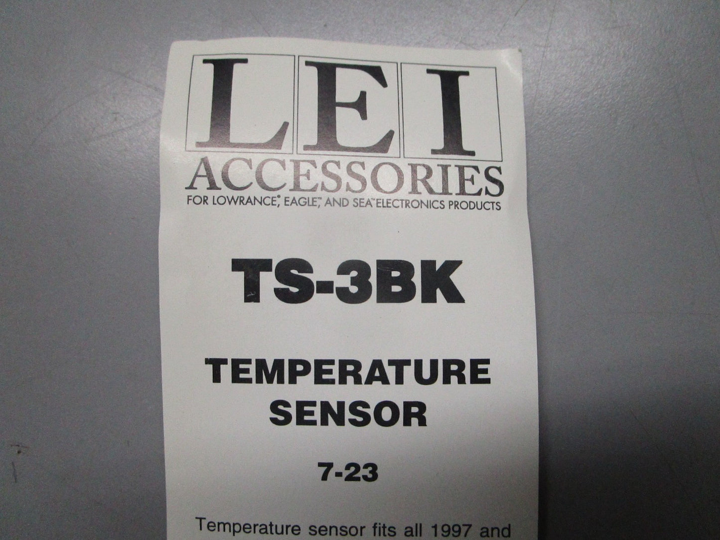 *NEW OEM* 0820 Lowrance Temperature Sensor TS-3BK