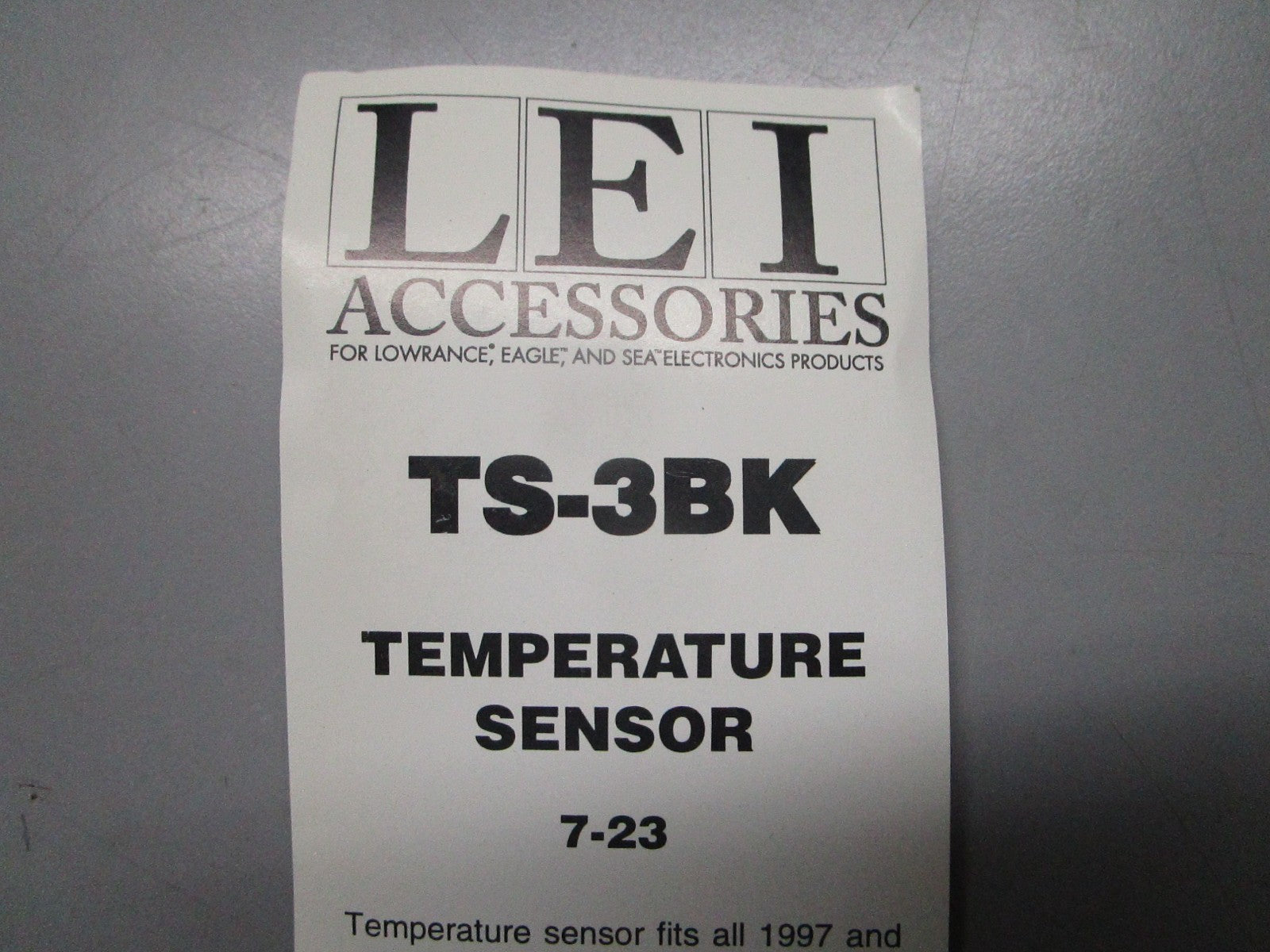 *NEW OEM* 0820 Lowrance Temperature Sensor TS-3BK