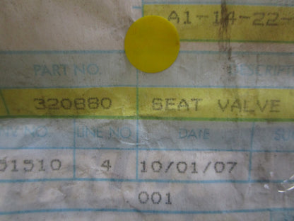 *NEW OEM* (LOT OF 4) 0810 OMC Johnson Evinrude Seat Valve 320880 0320880