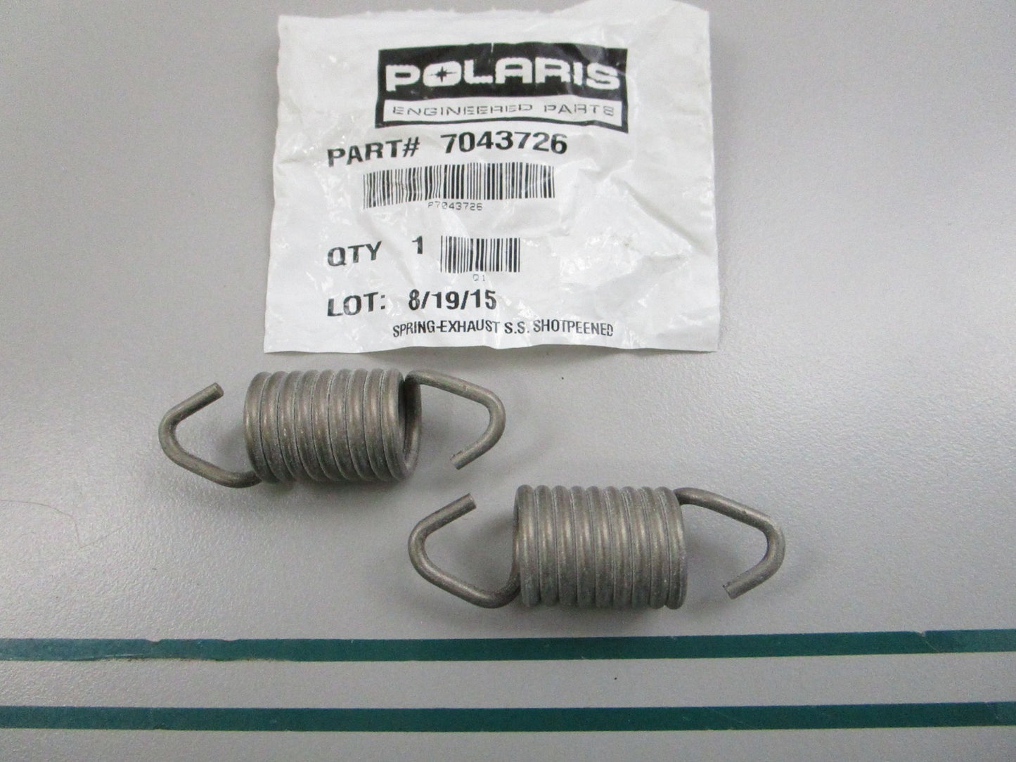 NEW OEM (LOT OF 2) 7043726 Polaris Exhaust Spring 0810