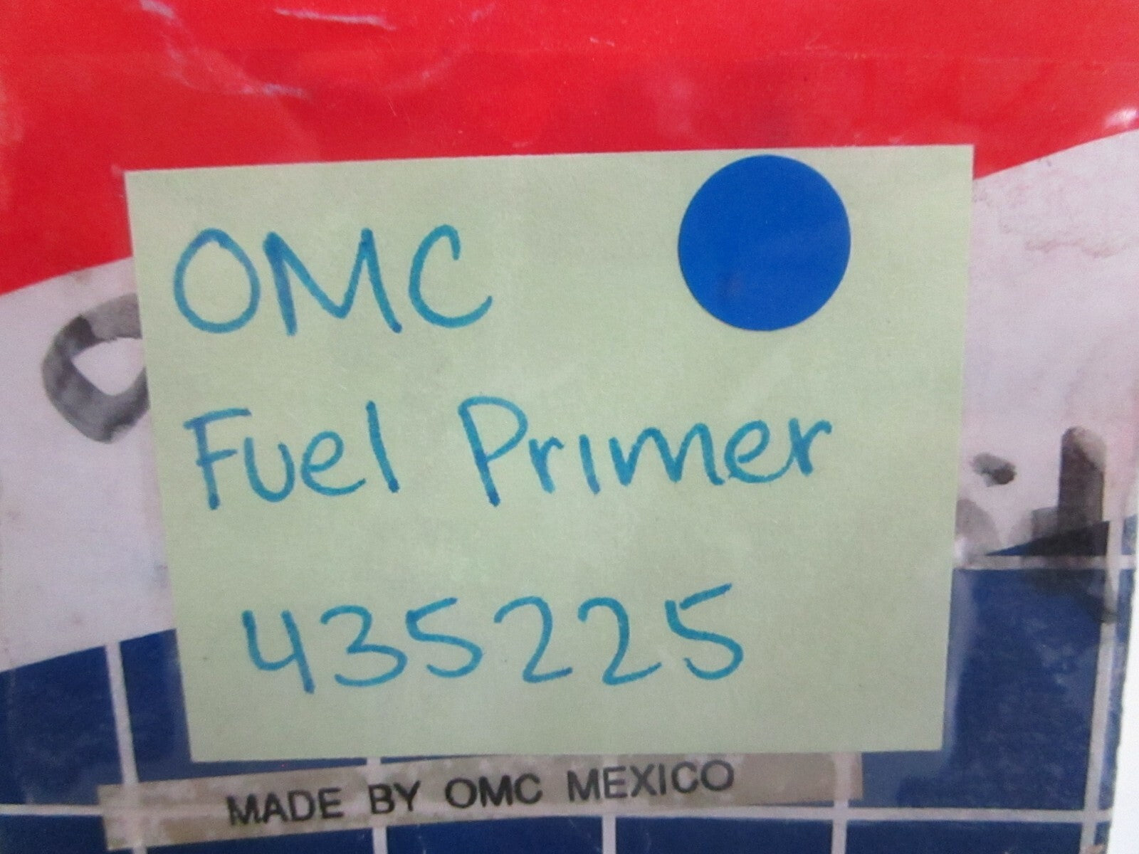 *NEW OEM* 0820 OMC Johnson Evinrude Fuel Primer 435225 0435225 338180