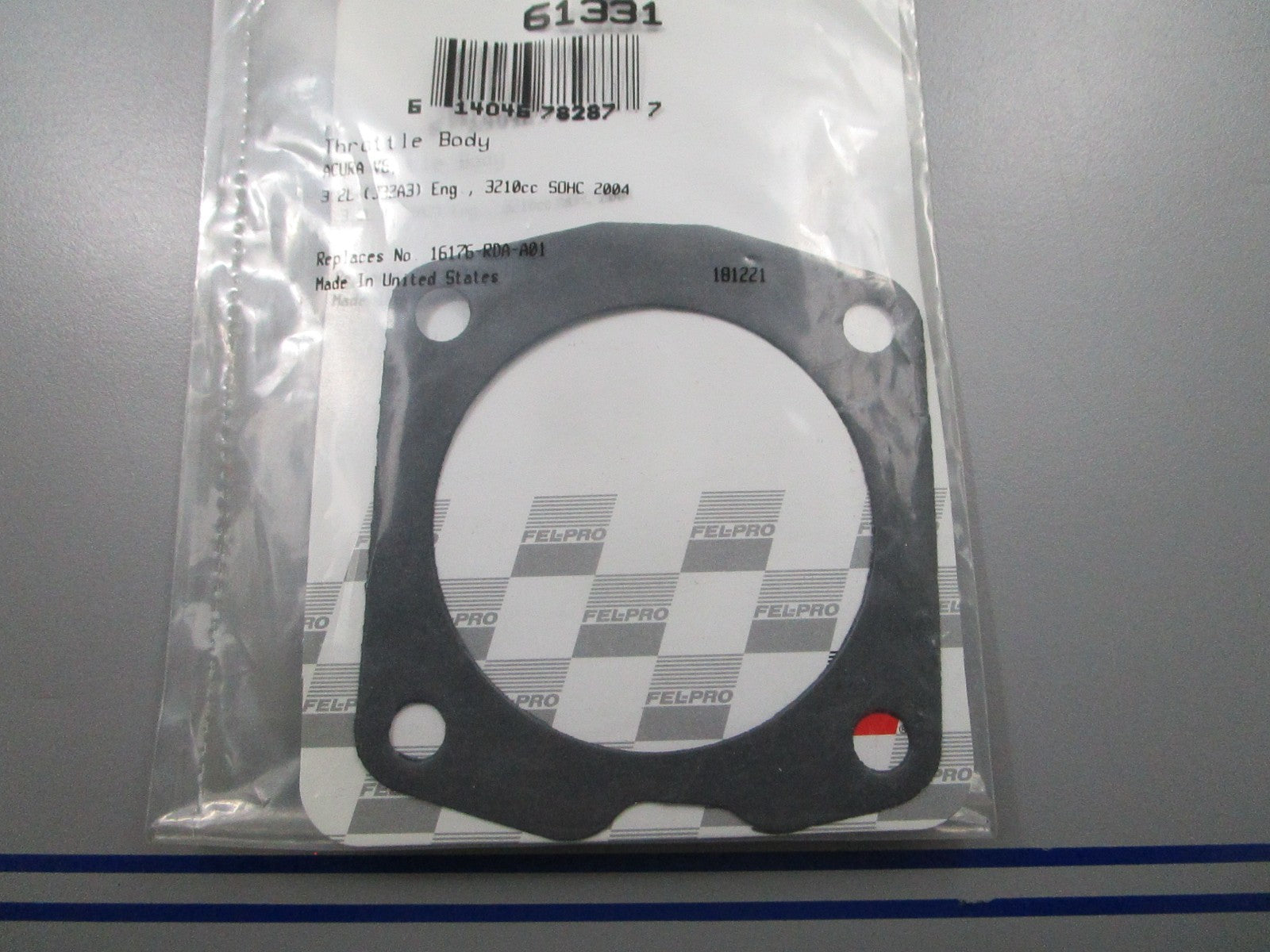 *NEW* 0810 Fel-Pro Throttle Body Gasket 61331
