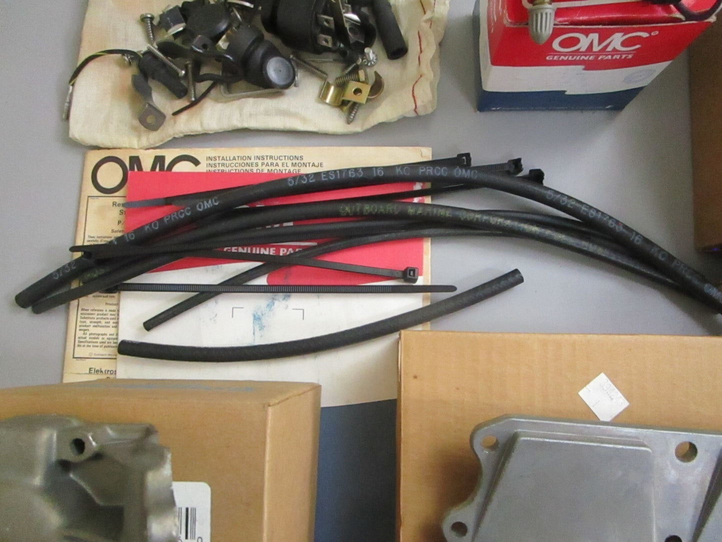 *NEW OEM* 0820 OMC Johnson Evinrude Remote Electric Start Kit 174655 0174655