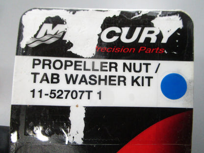 NEW OEM Mercury Quicksilver 11-52707T 1 Propeller Nut/Tab Washer Kit 0810
