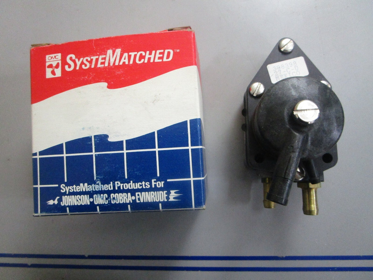 *NEW OEM* 0810 OMC Johnson Evinrude Vintage Fuel Pump Ay 398398 438554