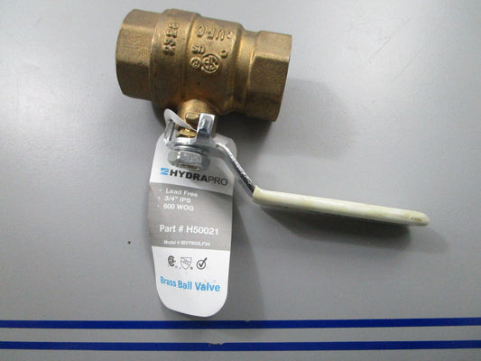 *NEW* 0810 Hydra Pro 3/4" Brass Ball Valve H50021